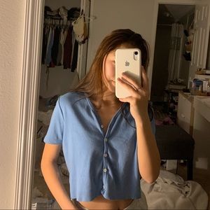 Brandy Melville Jessie top blue